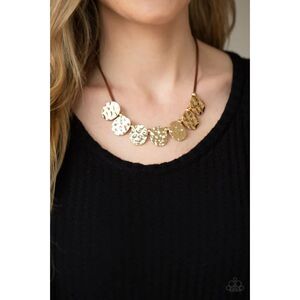 Turn Me Loose Brown Necklace (381)